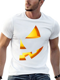 Halloween Pumpkin Face Graphic Tee