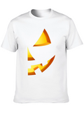 Halloween Pumpkin Face Graphic Tee