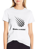 Make a Wish Black Graphic Tee