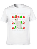 Christmas Cat T-Shirt Holiday