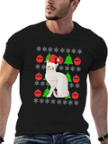 Christmas Cat T-Shirt Holiday
