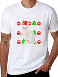 Christmas Cat T-Shirt Holiday