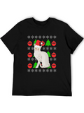 Christmas Cat T-Shirt Holiday