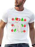 Christmas Cat T-Shirt Holiday
