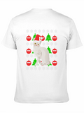 Christmas Cat T-Shirt Holiday