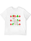 Christmas Cat T-Shirt Holiday