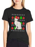 Christmas Cat T-Shirt Holiday