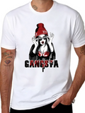 Gangsta Girl Graphic Tee - Edgy Streetwear