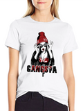 Gangsta Girl Graphic Tee - Edgy Streetwear