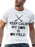 Keep Calm Son On Field T-Shirt