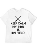 Keep Calm Son On Field T-Shirt