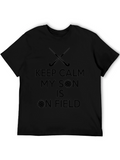 Keep Calm Son On Field T-Shirt