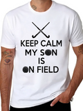 Keep Calm Son On Field T-Shirt