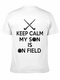 Keep Calm Son On Field T-Shirt
