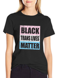 Black Trans Lives Matter T-Shirt - Unisex