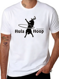 Hula Hoop Deer Graphic Tee
