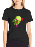 Parrot Graphic Tee - Funky Bird T-Shirt