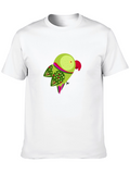Parrot Graphic Tee - Funky Bird T-Shirt