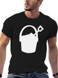 Bucket and Shovel Graphic T-Shirt