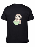 Sloth Drinking Coconut T-Shirt