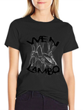 Mens Black Lambo Sketch Graphic Tee