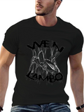Mens Black Lambo Sketch Graphic Tee