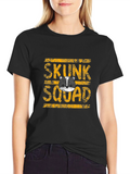 Skunk Squad Graphic Tee - Funny Animal T-Shirt