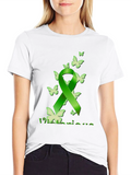 Victorious Green Ribbon Butterfly T-Shirt