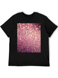 Sparkle Graphic T-Shirt - Pink Glitter Design