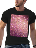 Sparkle Graphic T-Shirt - Pink Glitter Design