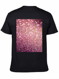 Sparkle Graphic T-Shirt - Pink Glitter Design