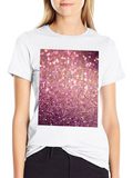 Sparkle Graphic T-Shirt - Pink Glitter Design