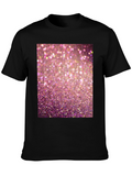 Sparkle Graphic T-Shirt - Pink Glitter Design