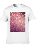 Sparkle Graphic T-Shirt - Pink Glitter Design