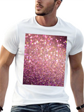 Sparkle Graphic T-Shirt - Pink Glitter Design