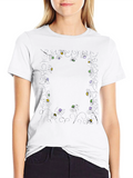 Floral Frame Graphic Print T-Shirt