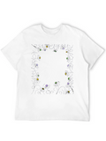 Floral Frame Graphic Print T-Shirt