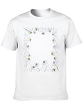 Floral Frame Graphic Print T-Shirt
