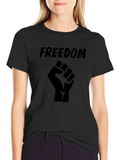 Freedom Fist Black T-Shirt
