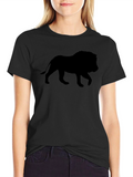 Black Lion Silhouette T-Shirt