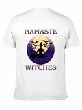 Namaste Witches T-Shirt - Halloween Yoga Design