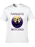 Namaste Witches T-Shirt - Halloween Yoga Design