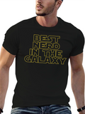 Best Nerd in the Galaxy T-Shirt Black