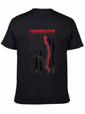Chiropractor American Flag Graphic T-Shirt