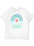 Cute Rainbow Heart Hennes T-Shirt