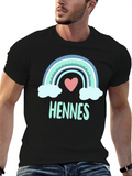 Cute Rainbow Heart Hennes T-Shirt