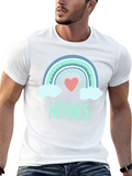 Cute Rainbow Heart Hennes T-Shirt