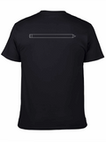 Pencil Graphic Black T-Shirt