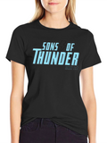 Sons of Thunder Black Graphic Tee
