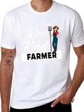 One of a Kind Farmer Graphic T-Shirt